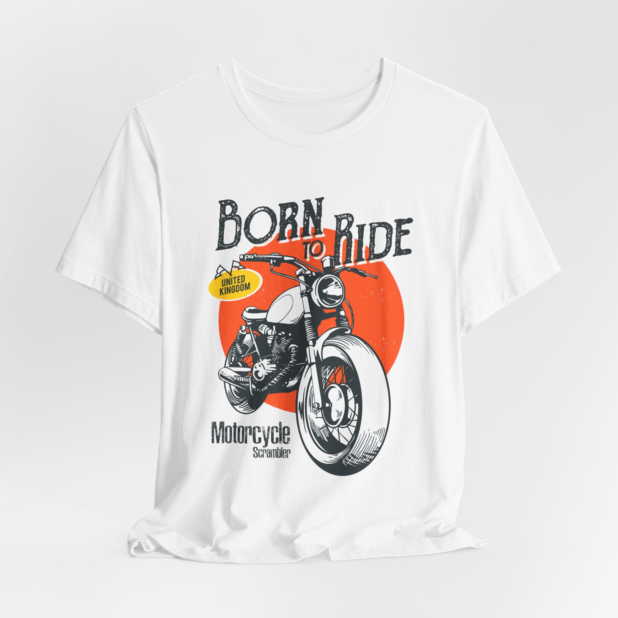 Born to Ride - Motorcycle Scrambler Top - Image 5