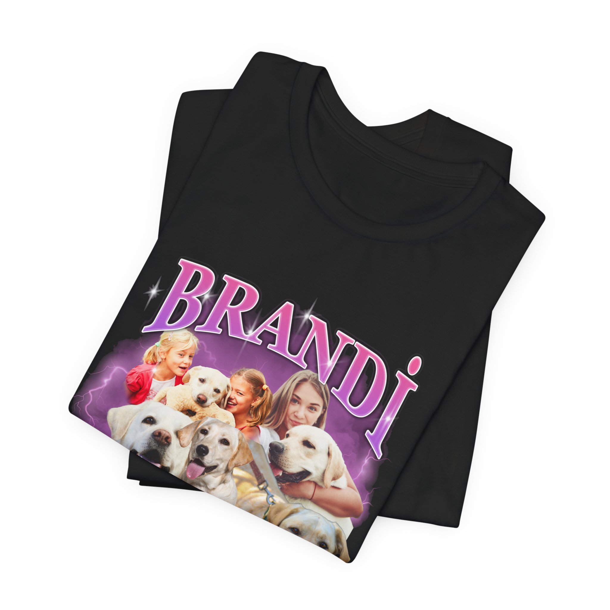 Personalized Bootleg Dog Tee - Custom Name T-Shirt - Image 2
