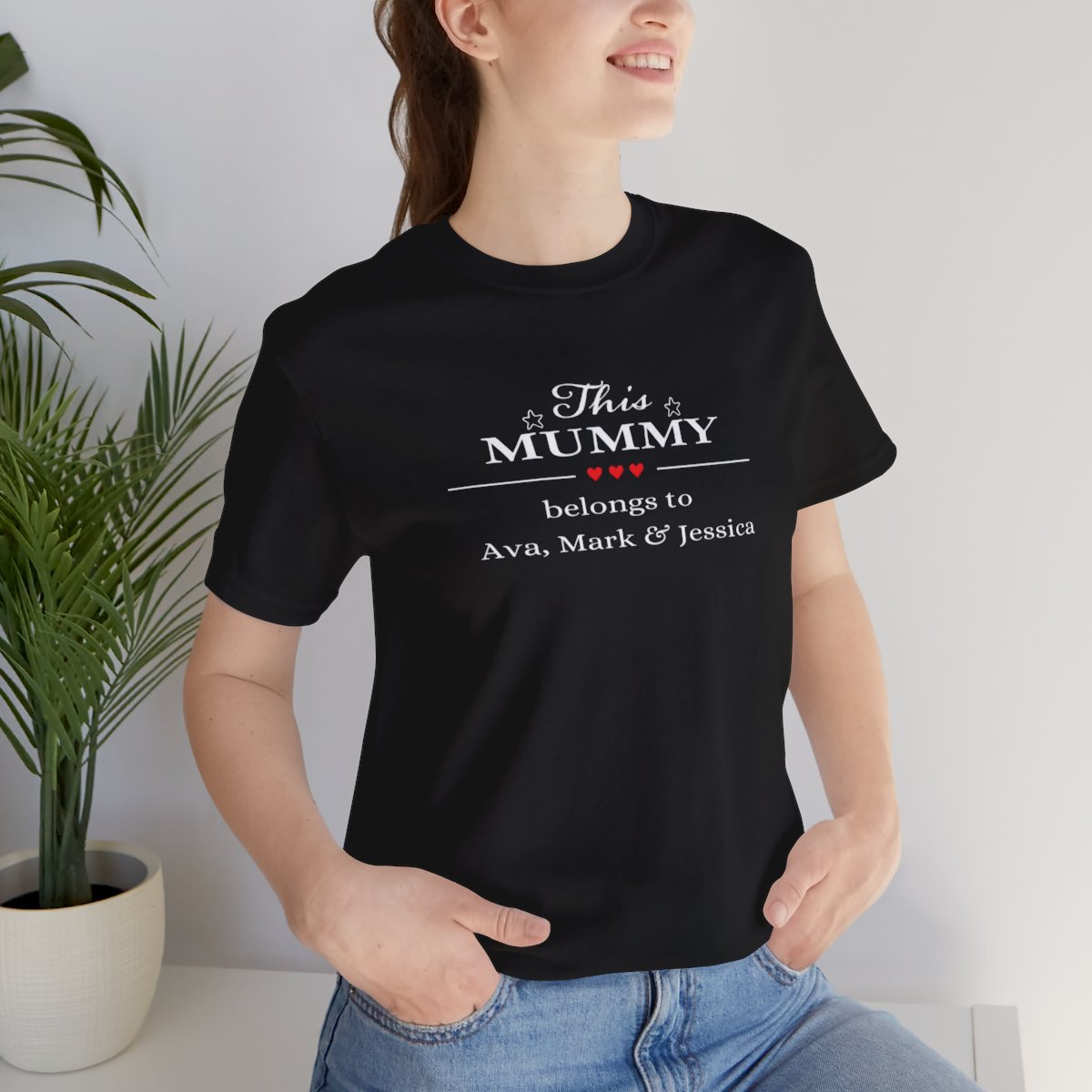 This Mummy belongs to? Premium Ladies T-shirt - Image 2