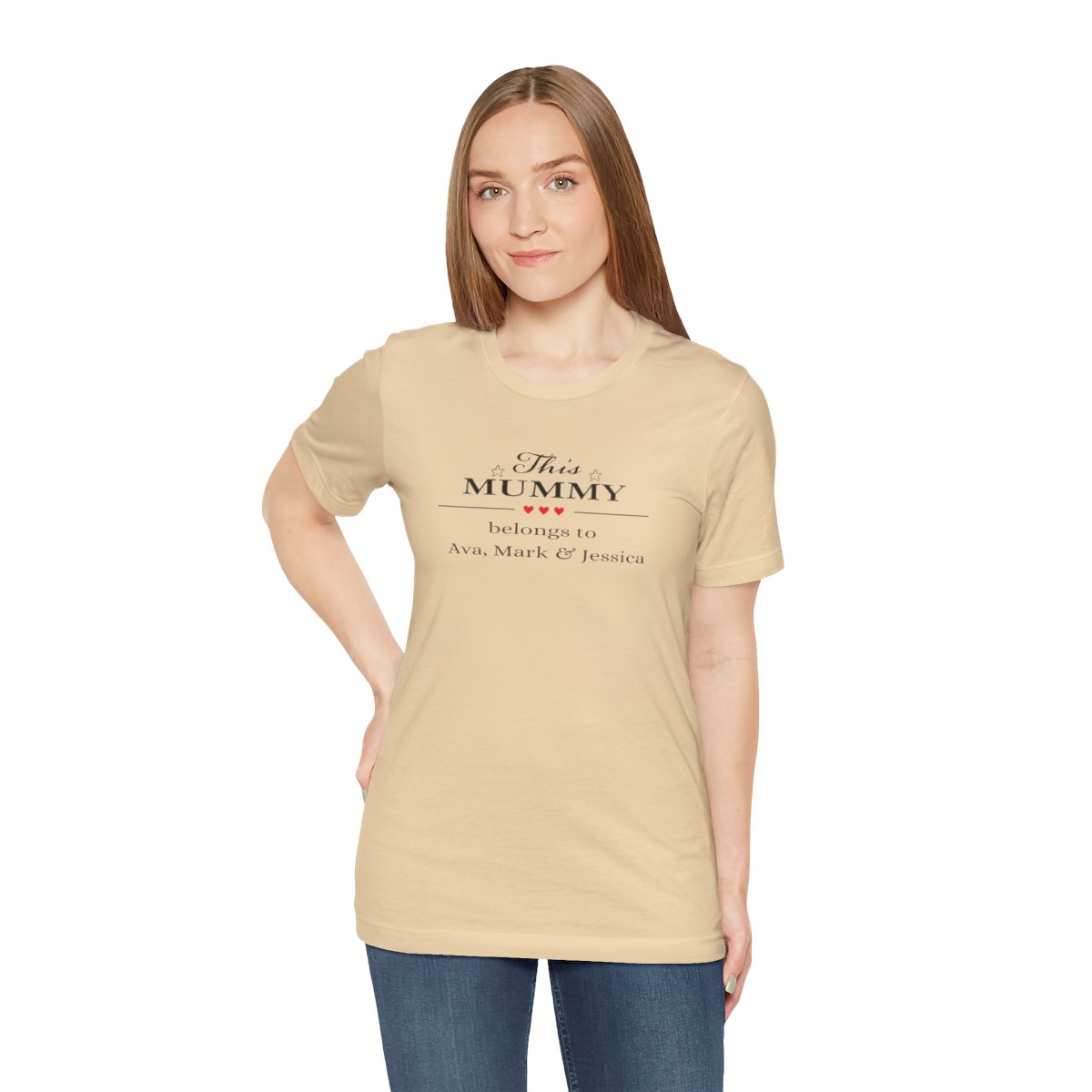 This Mummy belongs to? Premium Ladies T-shirt - Image 3
