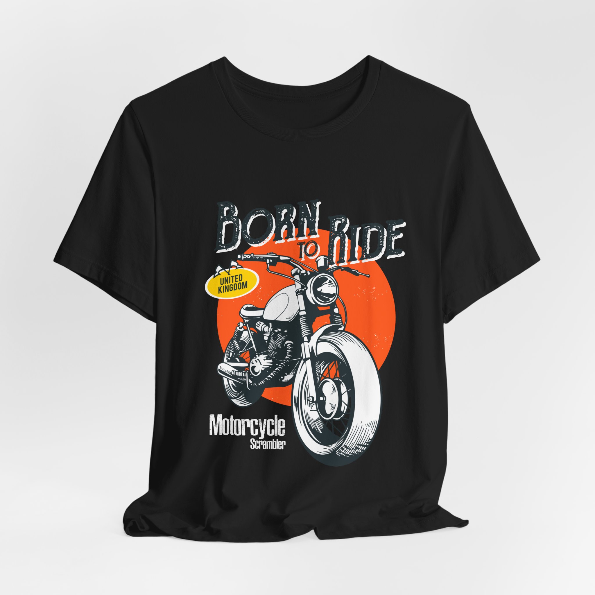 Born to Ride - Motorcycle Scrambler Top - Image 3