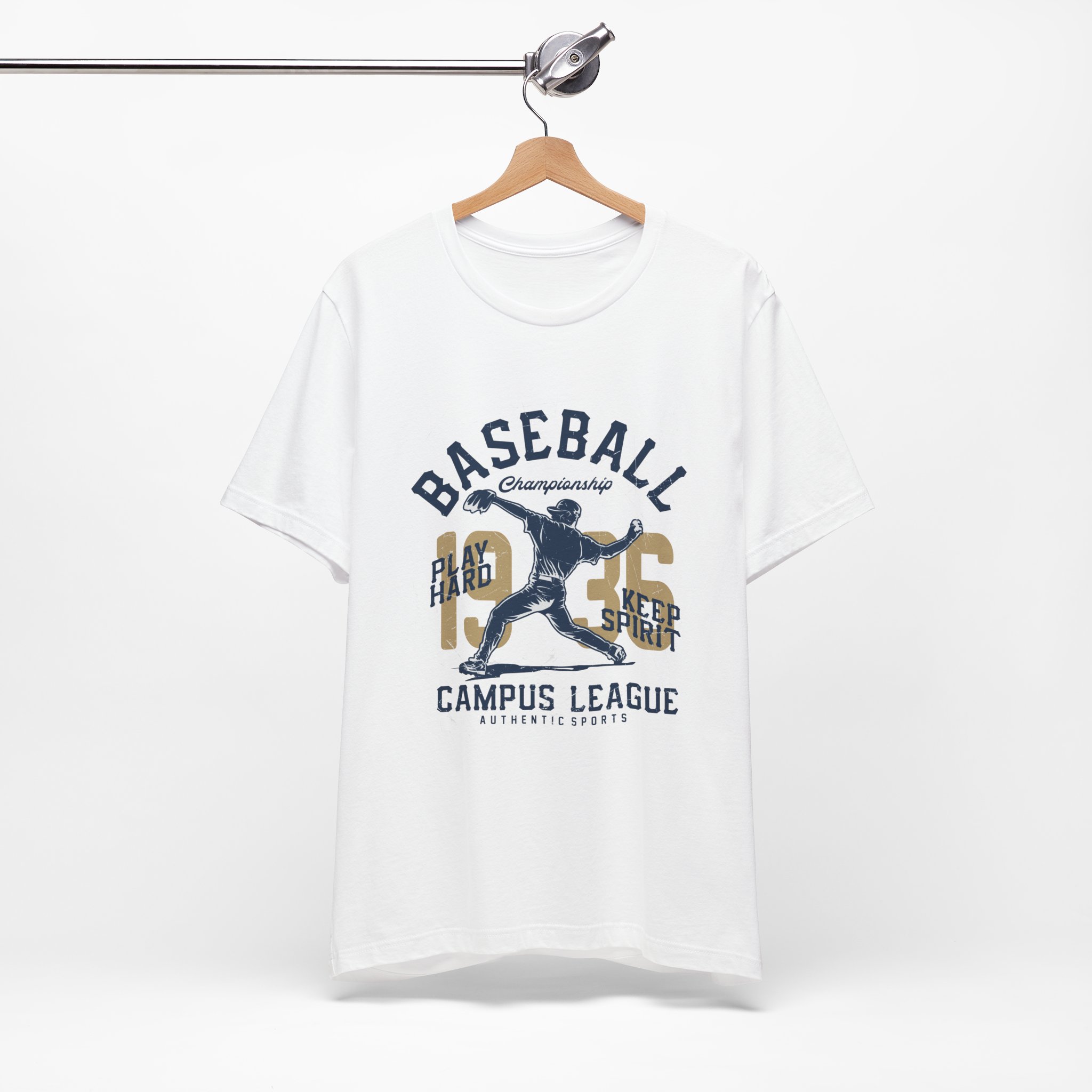 Baseball Championship Campus League 1936 - Retro Top - Image 3