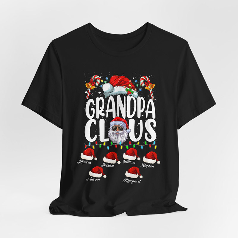 Grandpa Claus Santa Personalized Tshirt - Image 4