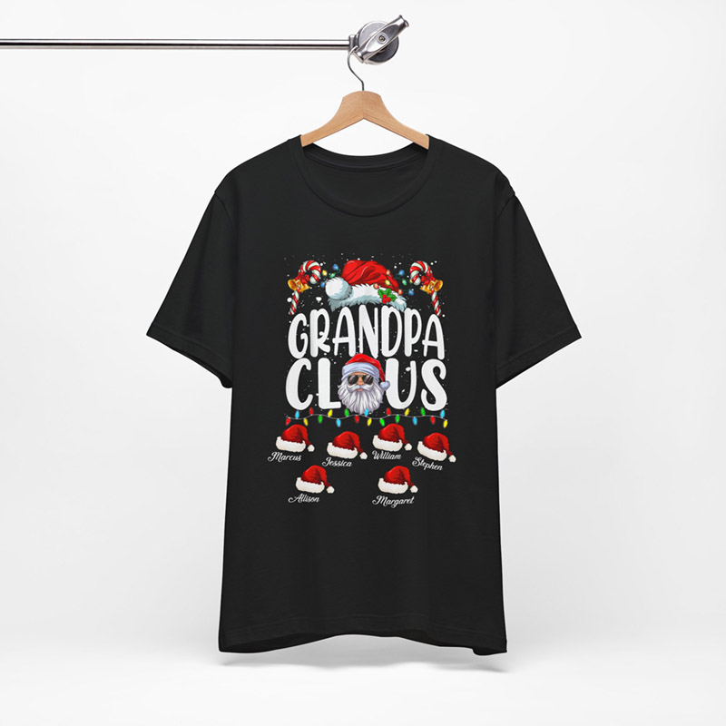 Grandpa Claus Santa Personalized Tshirt - Image 2