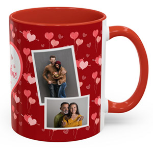Personalised Valentines Mug Be My Valentine