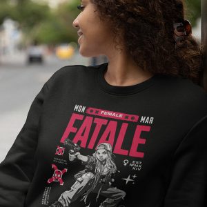 Retro T-shirt Female Fatale