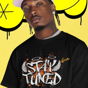 Stay Tuned - HipHop Graffiti Styled Streetwear Tee