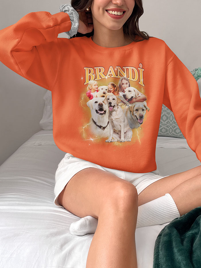 Personalized Bootleg Dog Tee - Custom Name T-Shirt - Image 6